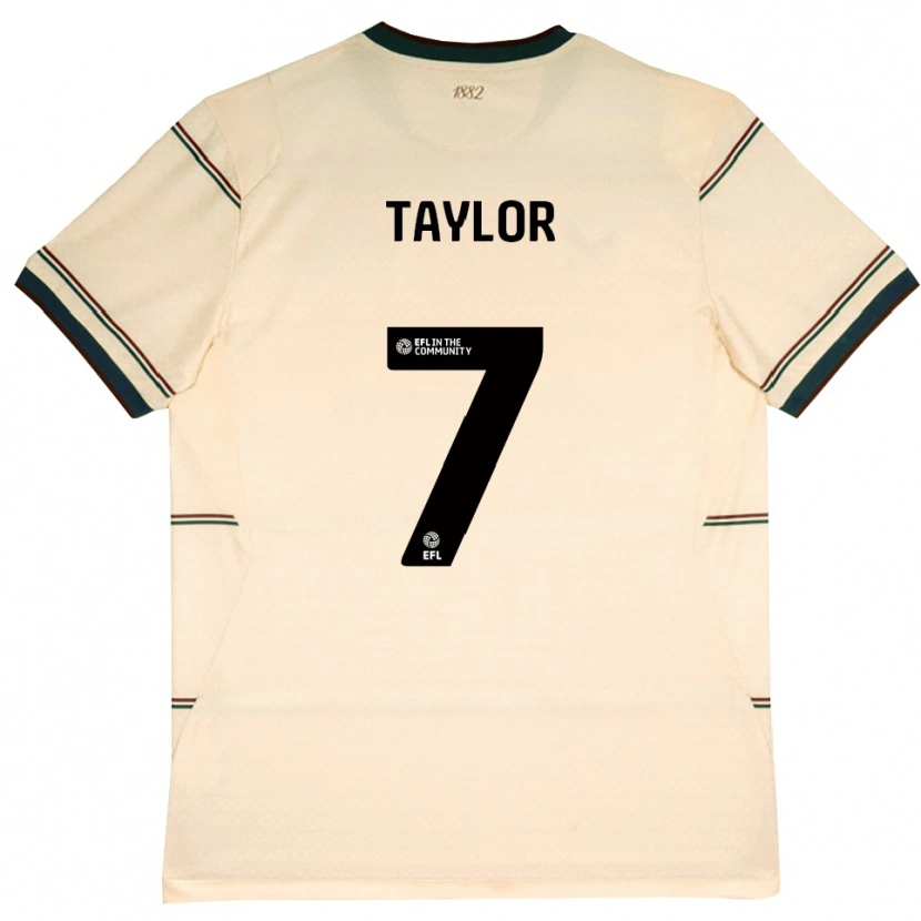 Danxen Women Warren Taylor #7 Beige Burgundy Away Jersey 2026/27 T-Shirt