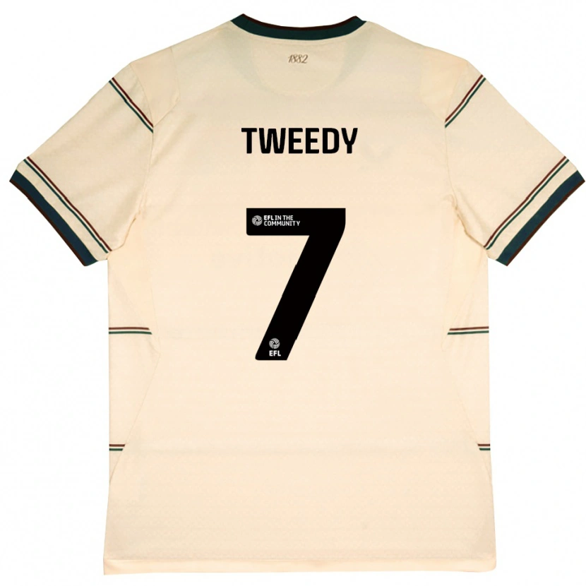 Danxen Women Tom Tweedy #7 Beige Burgundy Away Jersey 2026/27 T-Shirt