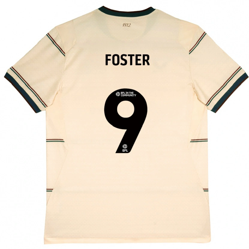 Danxen Women Lyle Foster #9 Beige Burgundy Away Jersey 2026/27 T-Shirt