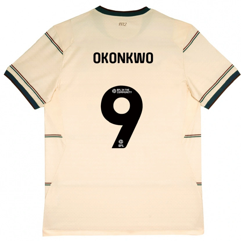 Danxen Women Destiny Okonkwo #9 Beige Burgundy Away Jersey 2026/27 T-Shirt