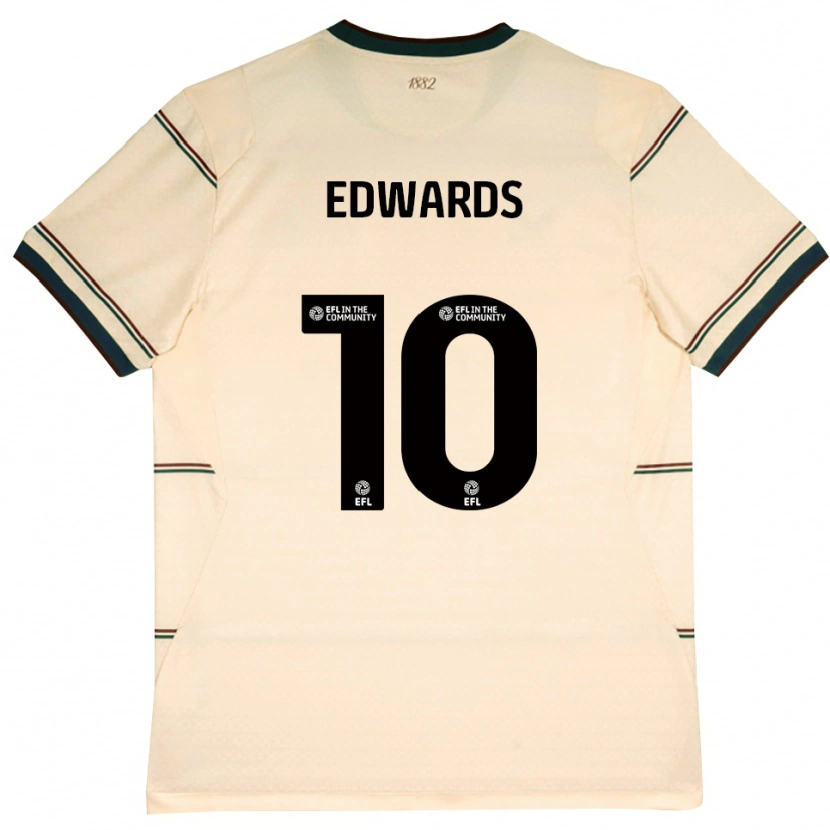Danxen Women Marcus Edwards #10 Beige Burgundy Away Jersey 2026/27 T-Shirt