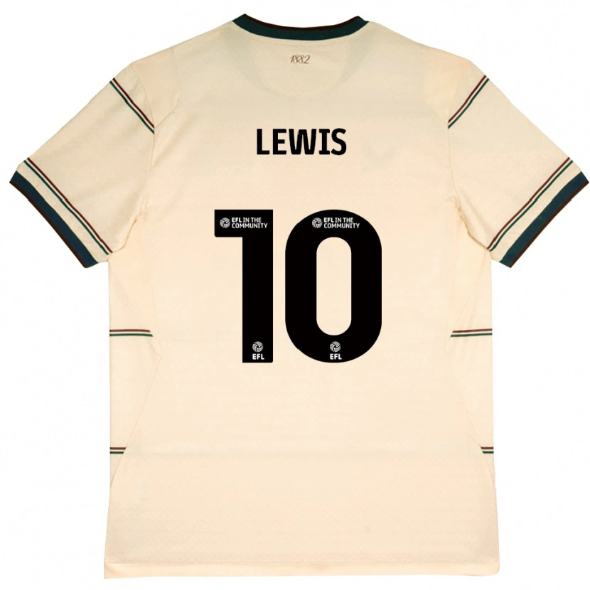 Danxen Women James Lewis #10 Beige Burgundy Away Jersey 2026/27 T-Shirt
