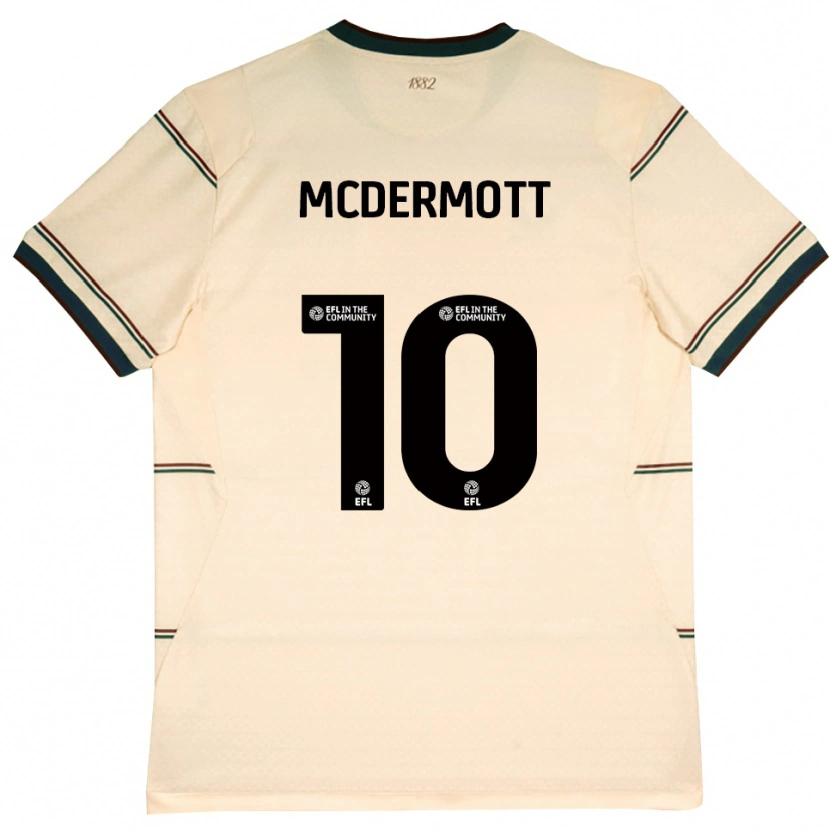 Danxen Women Tommy Mcdermott #10 Beige Burgundy Away Jersey 2026/27 T-Shirt