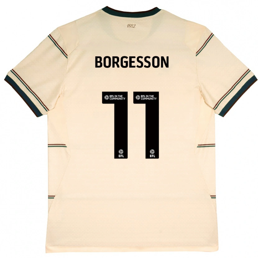 Danxen Women Blayz Borgesson #11 Beige Burgundy Away Jersey 2026/27 T-Shirt