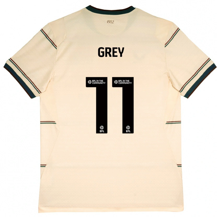 Danxen Women Anna Grey #11 Beige Burgundy Away Jersey 2026/27 T-Shirt