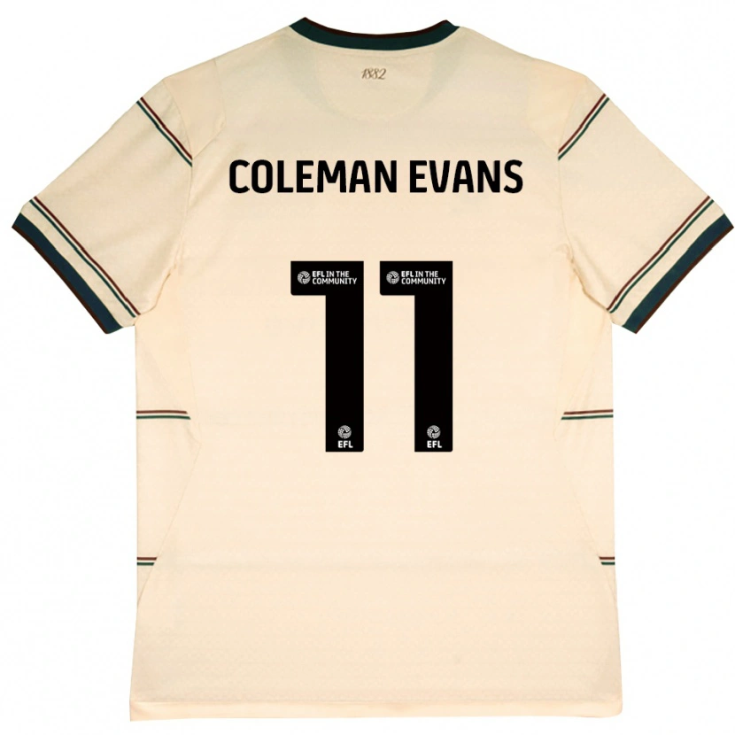 Danxen Women Amaya Coleman-Evans #11 Beige Burgundy Away Jersey 2026/27 T-Shirt