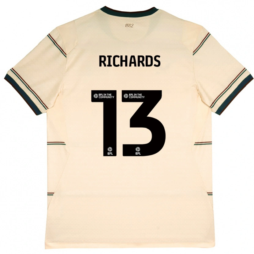 Danxen Women Jade Richards #13 Beige Burgundy Away Jersey 2026/27 T-Shirt
