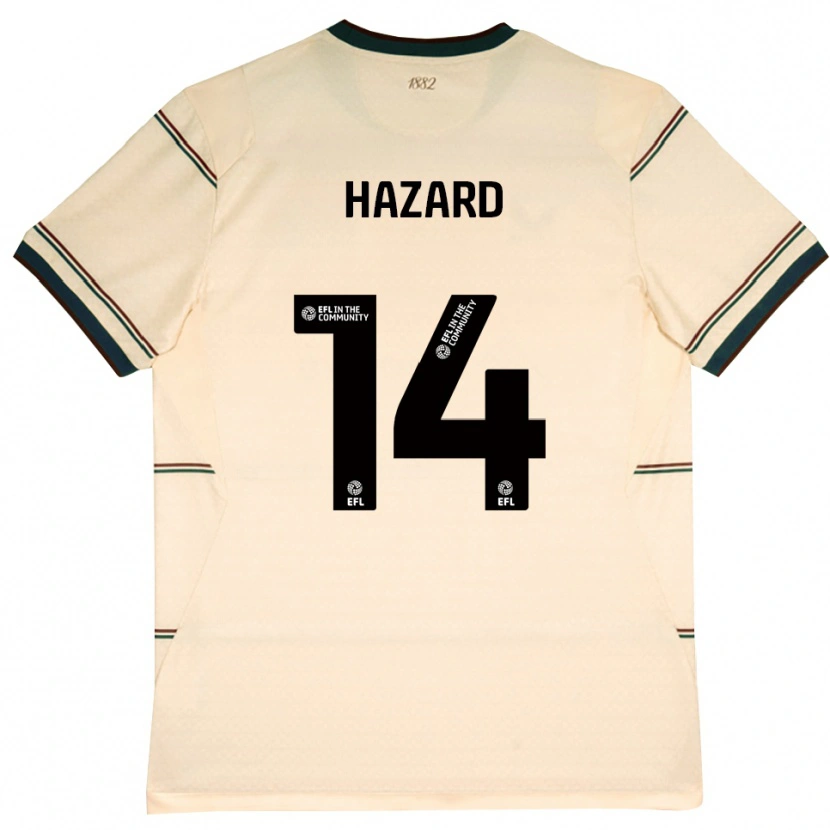 Danxen Women Amelia Hazard #14 Beige Burgundy Away Jersey 2026/27 T-Shirt