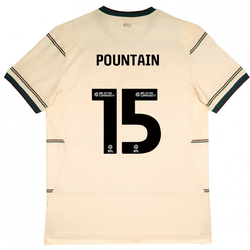 Danxen Women Nathan Pountain #15 Beige Burgundy Away Jersey 2026/27 T-Shirt
