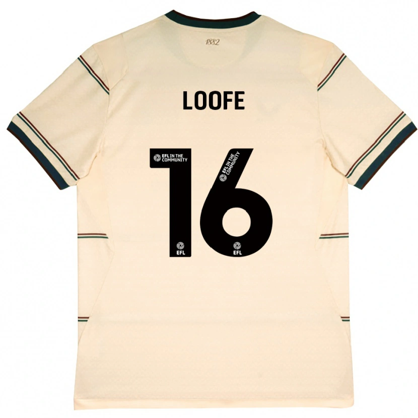 Danxen Women Joseph Loofe #16 Beige Burgundy Away Jersey 2026/27 T-Shirt