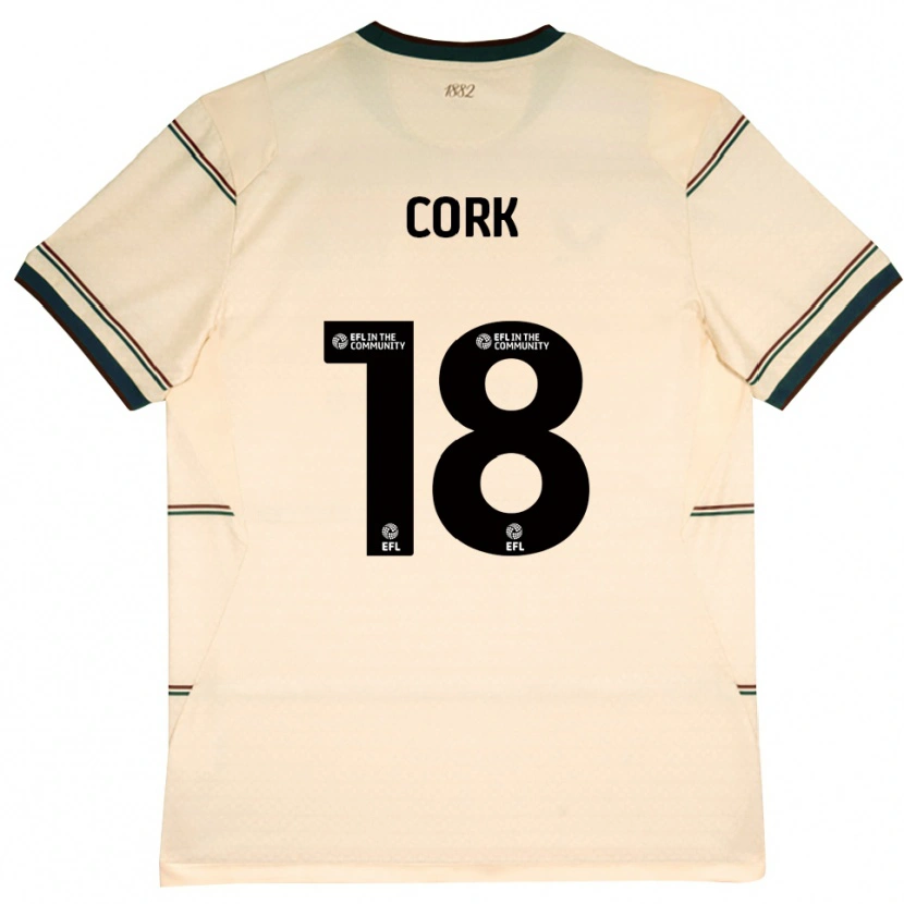 Danxen Women Jack Cork #18 Beige Burgundy Away Jersey 2026/27 T-Shirt