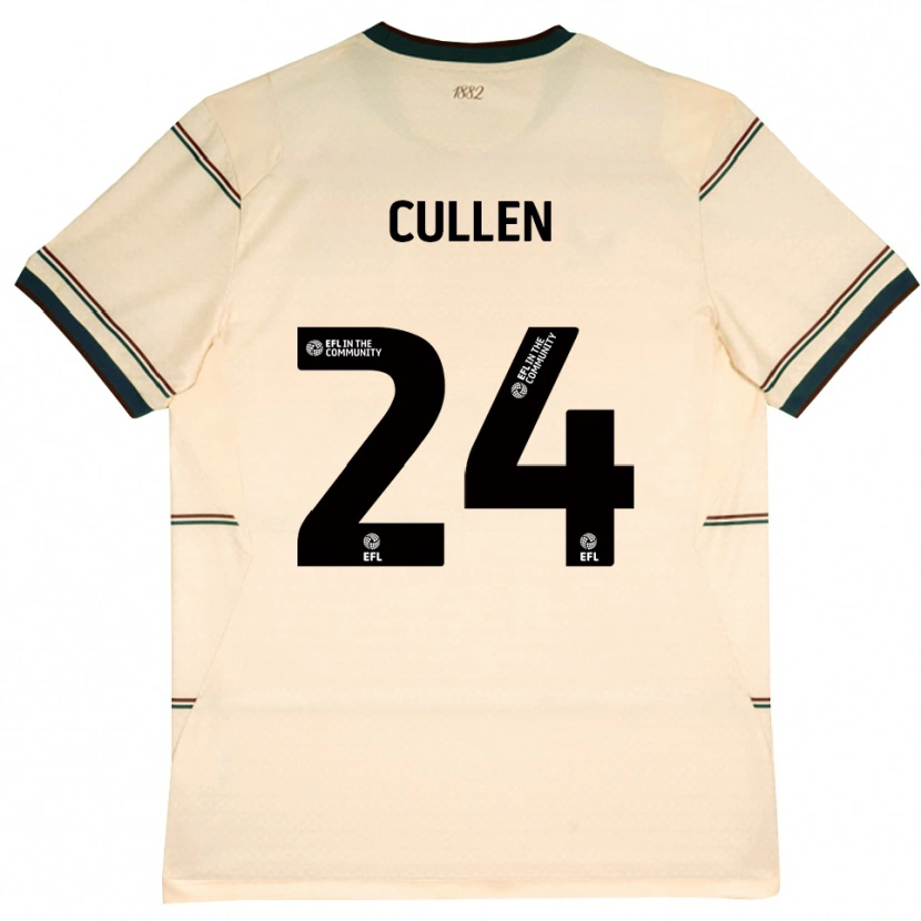 Danxen Women Josh Cullen #24 Beige Burgundy Away Jersey 2026/27 T-Shirt