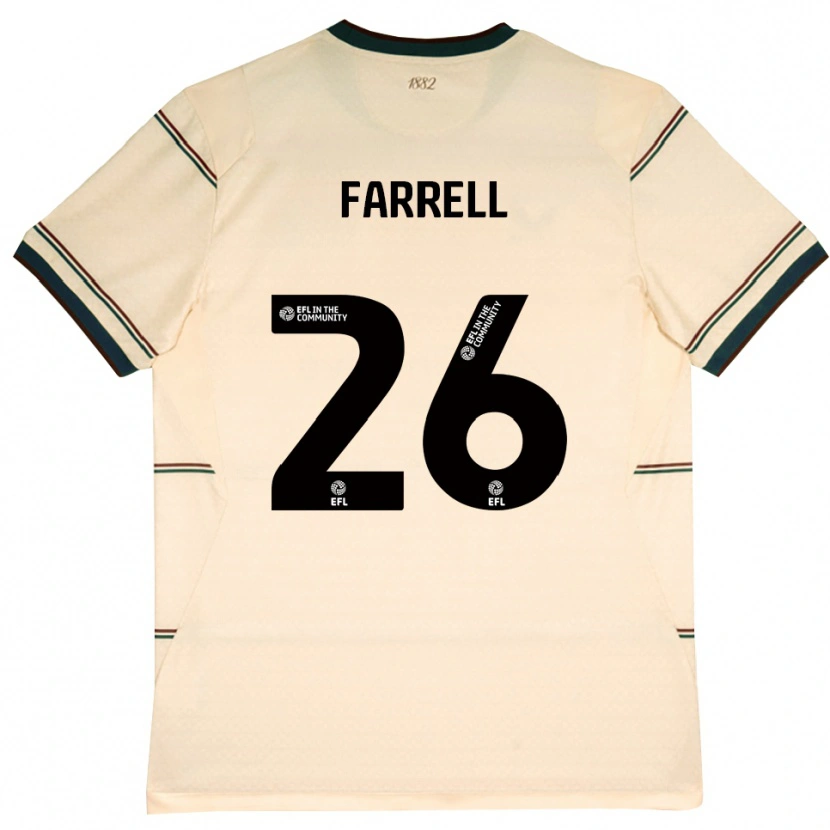 Danxen Women Lucy Farrell #26 Beige Burgundy Away Jersey 2026/27 T-Shirt