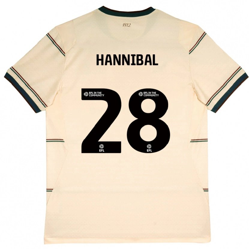 Danxen Women Hannibal Mejbri #28 Beige Burgundy Away Jersey 2026/27 T-Shirt