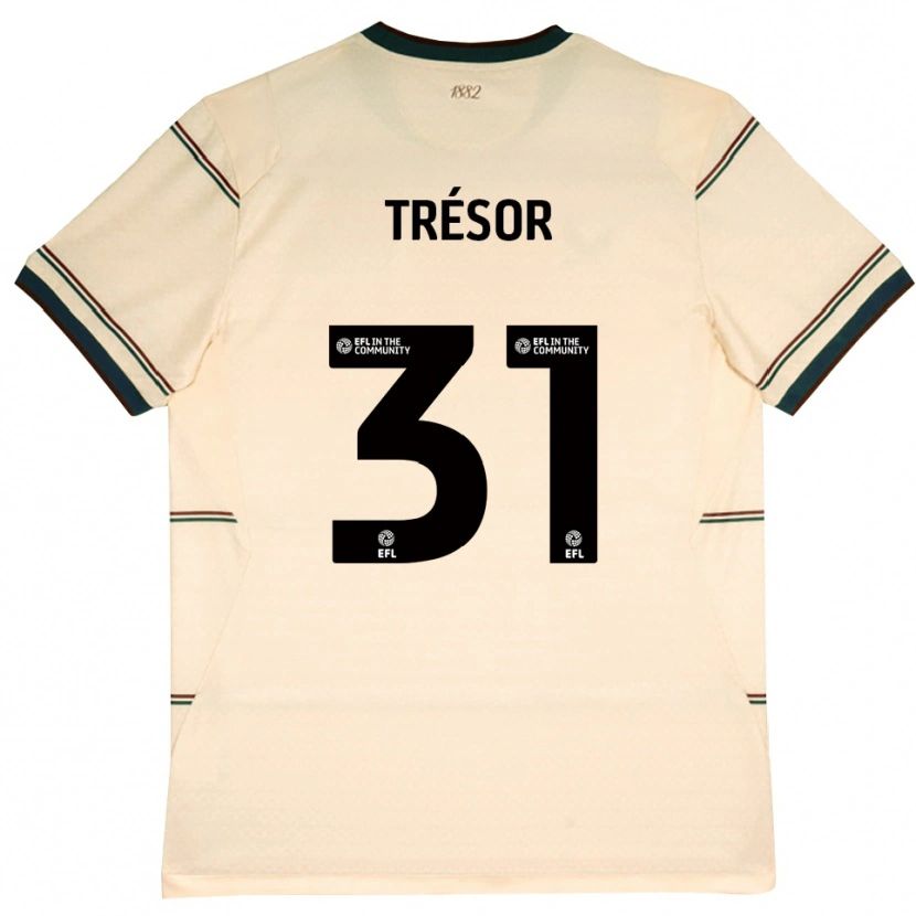Danxen Women Mike Tresor #31 Beige Burgundy Away Jersey 2026/27 T-Shirt
