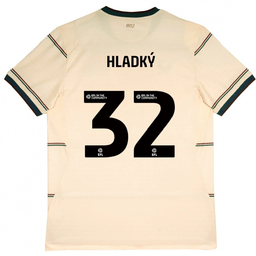 Danxen Women Vaclav Hladky #32 Beige Burgundy Away Jersey 2026/27 T-Shirt