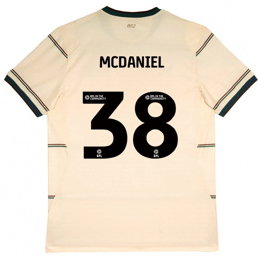 Danxen Women Louise Mcdaniel #38 Beige Burgundy Away Jersey 2026/27 T-Shirt