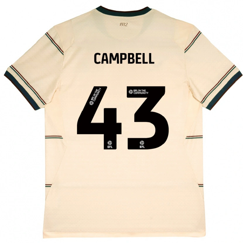 Danxen Women Murray Campbell #43 Beige Burgundy Away Jersey 2026/27 T-Shirt
