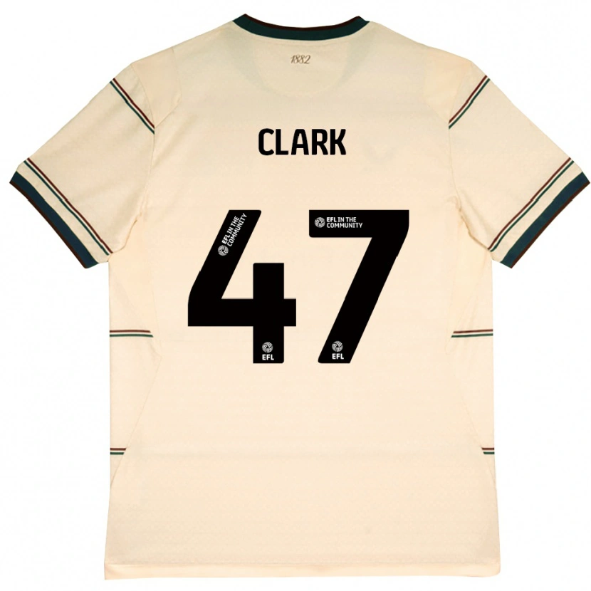 Danxen Women Ellis Clark #47 Beige Burgundy Away Jersey 2026/27 T-Shirt