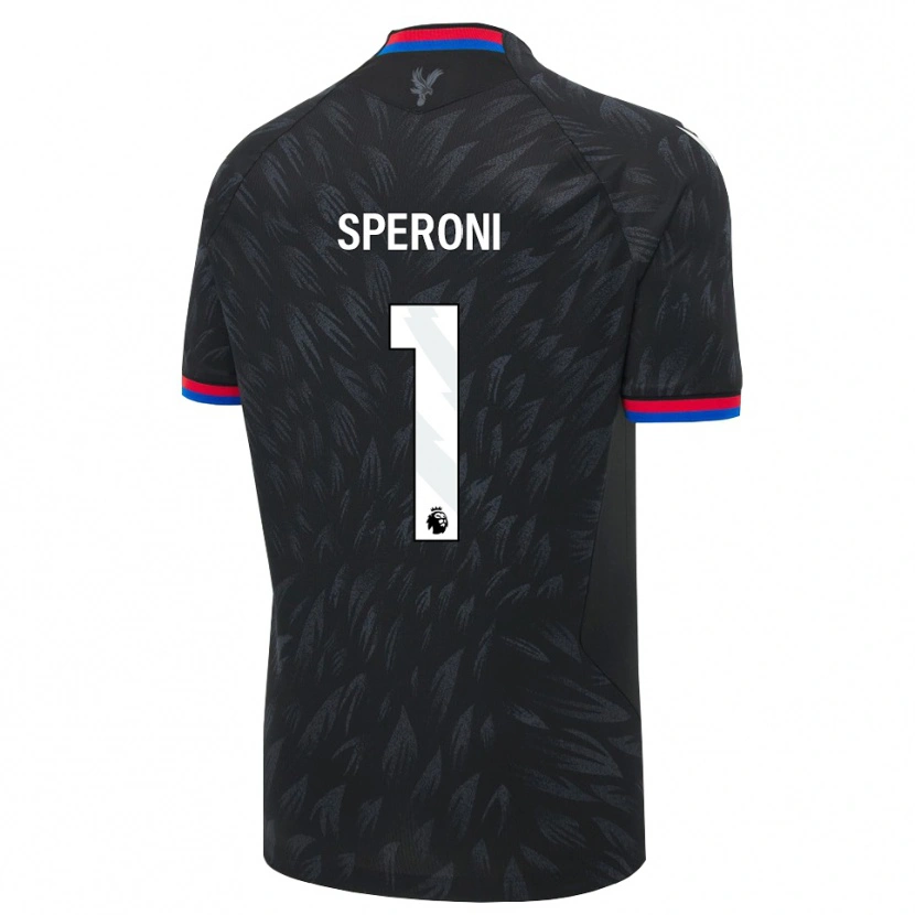 Danxen Women Thiago Speroni #1 Black Blue Red Away Jersey 2026/27 T-Shirt
