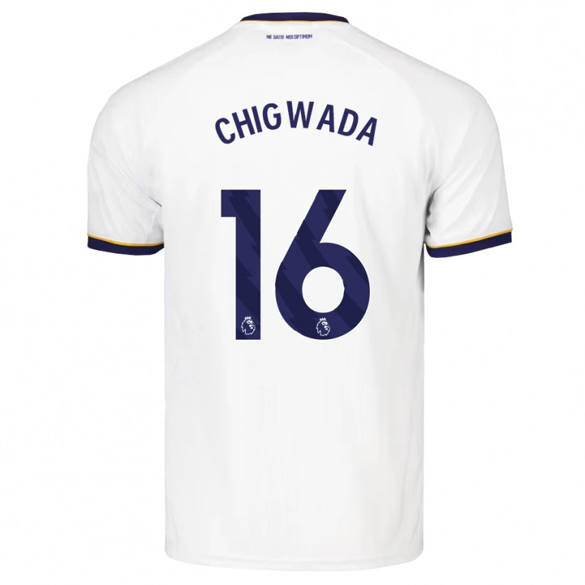 Danxen Women Josh Chigwada #16 Midnight Blue White Yellow Away Jersey 2026/27 T-Shirt