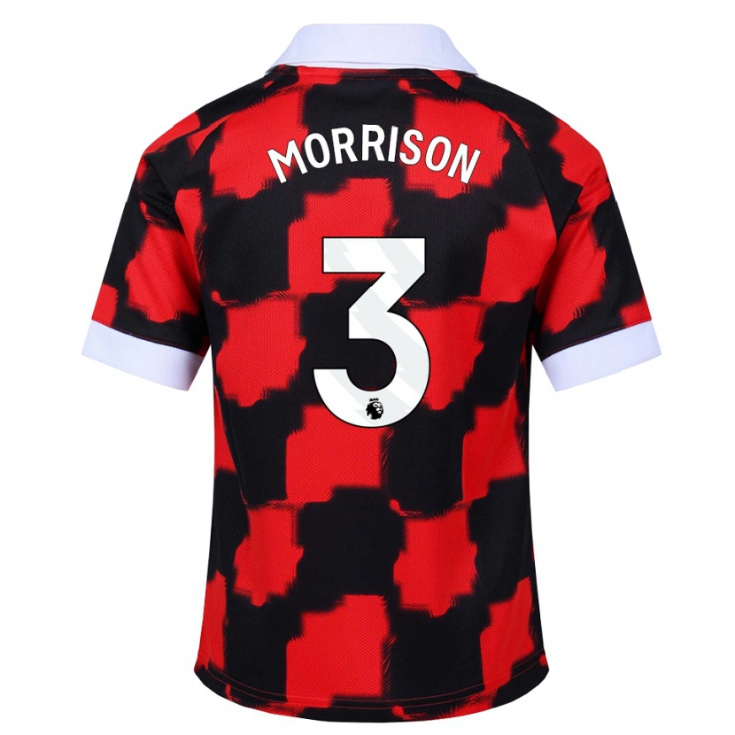 Danxen Women Kymarley Morrison #3 Red White Black Away Jersey 2026/27 T-Shirt