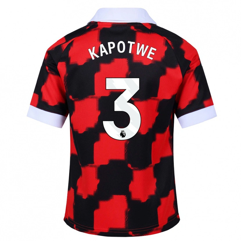 Danxen Women Chase Kapotwe #3 Red White Black Away Jersey 2026/27 T-Shirt