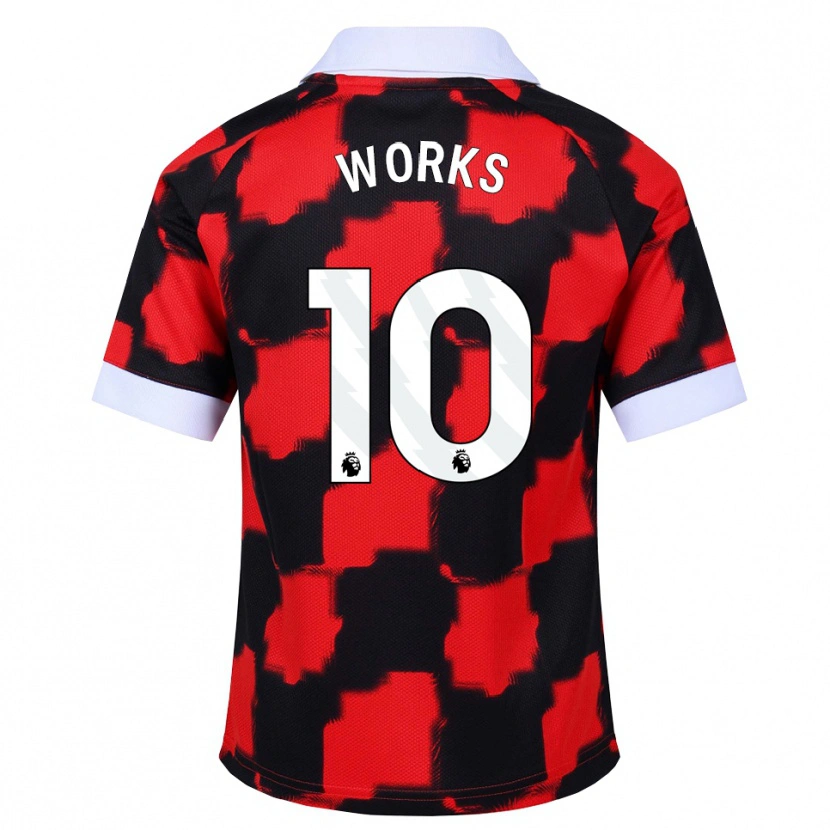 Danxen Women Terrell Works #10 Red White Black Away Jersey 2026/27 T-Shirt