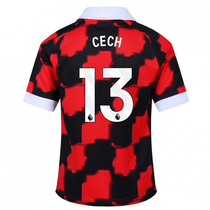 Danxen Women Damian Cech #13 Red White Black Away Jersey 2026/27 T-Shirt