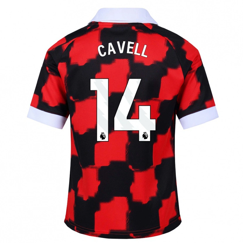Danxen Women Tarrell Cavell #14 Red White Black Away Jersey 2026/27 T-Shirt