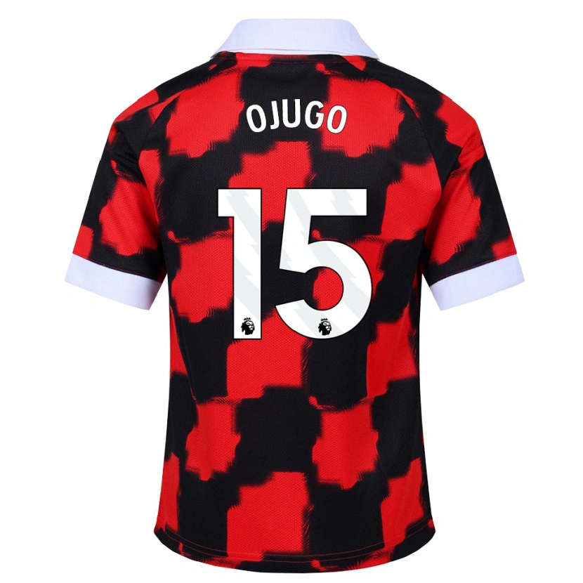 Danxen Women Tyrell Ojugo #15 Red White Black Away Jersey 2026/27 T-Shirt