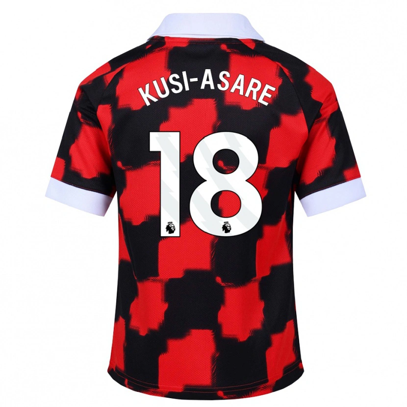 Danxen Women Jonah Kusi-Asare #18 Red White Black Away Jersey 2026/27 T-Shirt