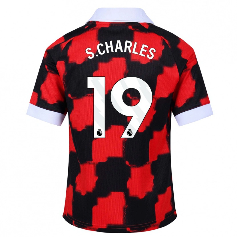 Danxen Women Shea Charles #19 Red White Black Away Jersey 2026/27 T-Shirt