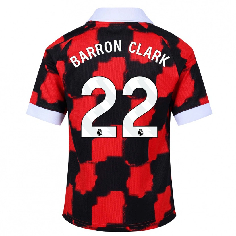 Danxen Women Betty Barron-Clark #22 Red White Black Away Jersey 2026/27 T-Shirt