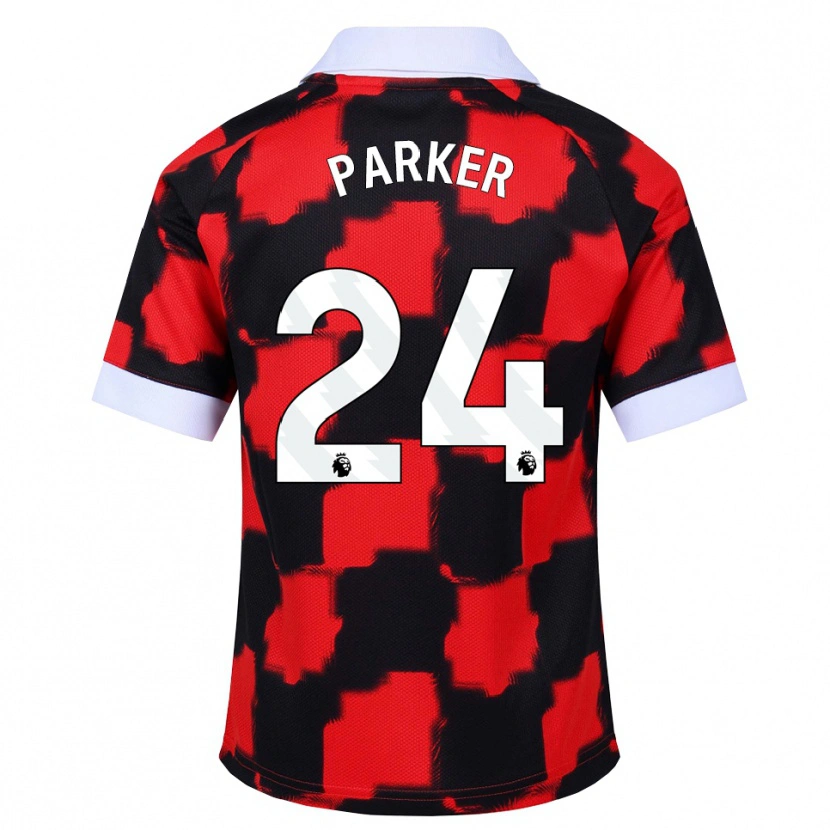 Danxen Women Beau Parker #24 Red White Black Away Jersey 2026/27 T-Shirt