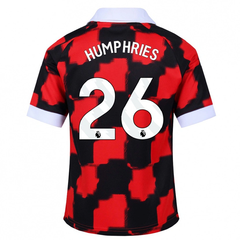 Danxen Women Marni Humphries #26 Red White Black Away Jersey 2026/27 T-Shirt