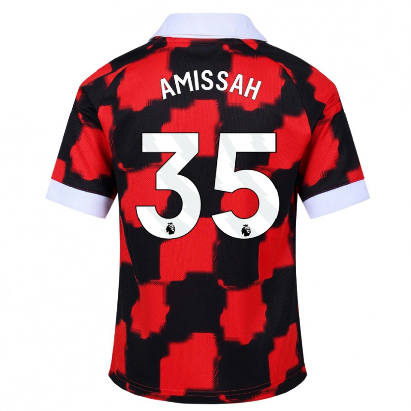 Danxen Women Sam Amissah #35 Red White Black Away Jersey 2026/27 T-Shirt