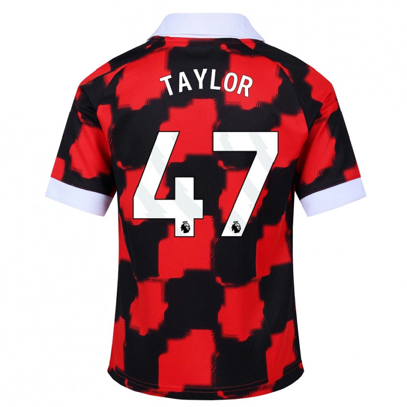 Danxen Women Bo Taylor #47 Red White Black Away Jersey 2026/27 T-Shirt