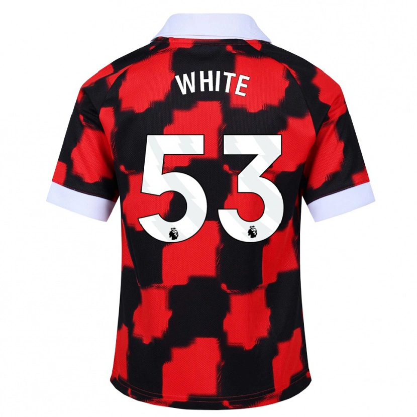 Danxen Women Alfie White #53 Red White Black Away Jersey 2026/27 T-Shirt