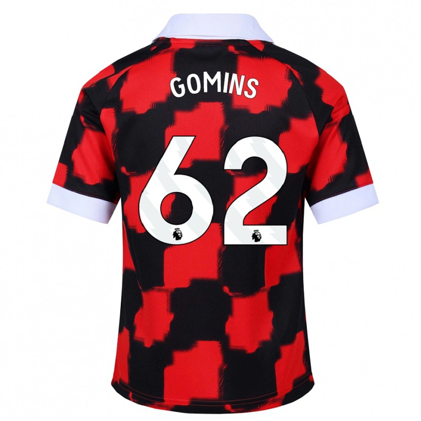 Danxen Women Markuss Gomins #62 Red White Black Away Jersey 2026/27 T-Shirt