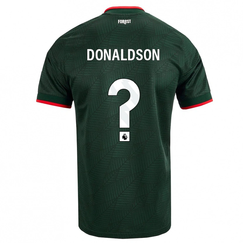 Danxen Women Mason Donaldson #0 Dark Green Red Away Jersey 2026/27 T-Shirt