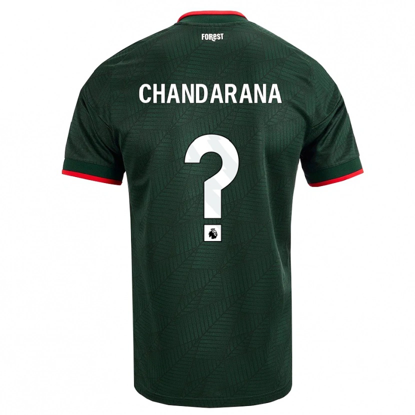 Danxen Women Millie Chandarana #0 Dark Green Red Away Jersey 2026/27 T-Shirt