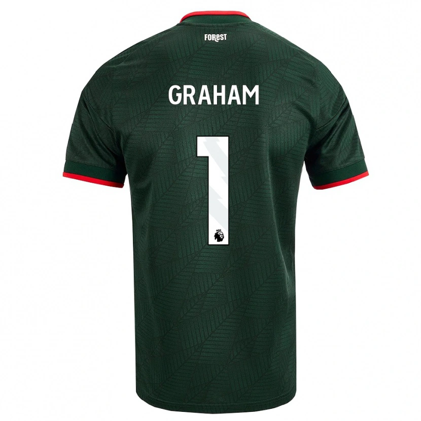Danxen Women Ally Graham #1 Dark Green Red Away Jersey 2026/27 T-Shirt