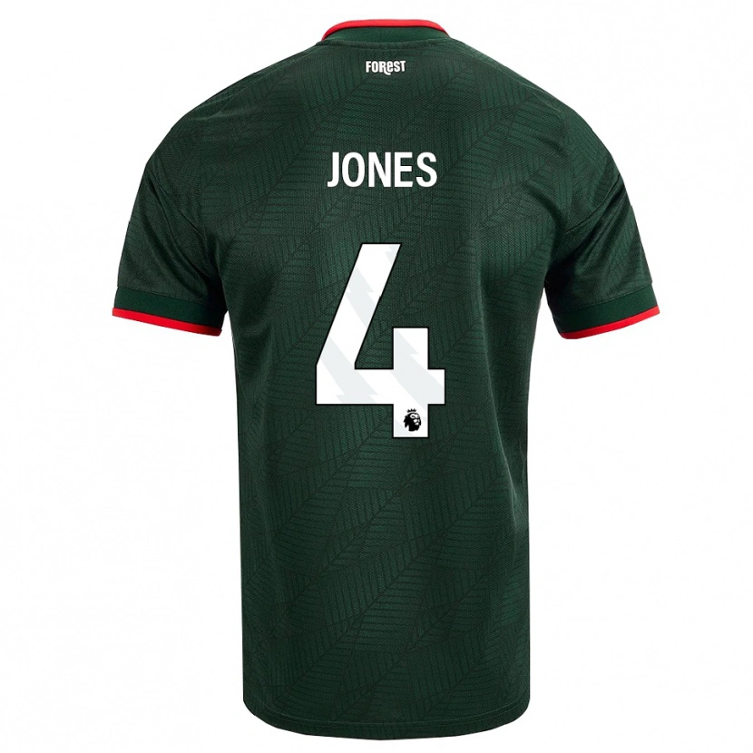 Danxen Women Brodie Jones #4 Dark Green Red Away Jersey 2026/27 T-Shirt