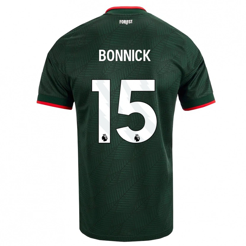 Danxen Women Azae Bonnick #15 Dark Green Red Away Jersey 2026/27 T-Shirt