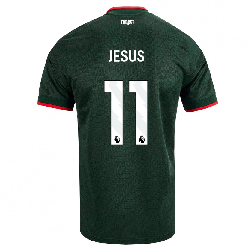 Danxen Women Igor Jesus #11 Dark Green Red Away Jersey 2026/27 T-Shirt