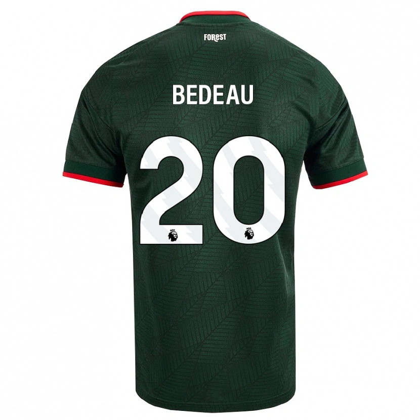Danxen Women Naomi Bedeau #20 Dark Green Red Away Jersey 2026/27 T-Shirt