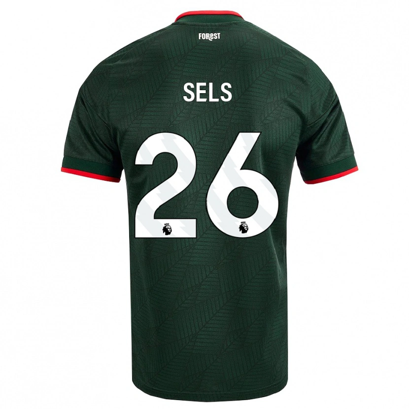 Danxen Women Matz Sels #26 Dark Green Red Away Jersey 2026/27 T-Shirt