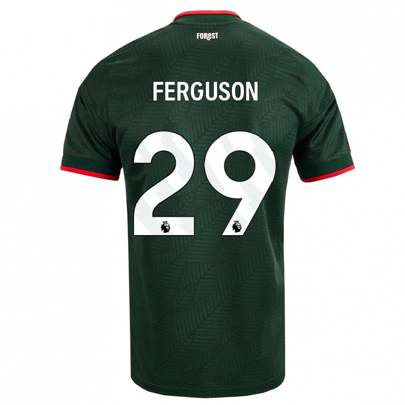 Danxen Women Georgie Ferguson #29 Dark Green Red Away Jersey 2026/27 T-Shirt