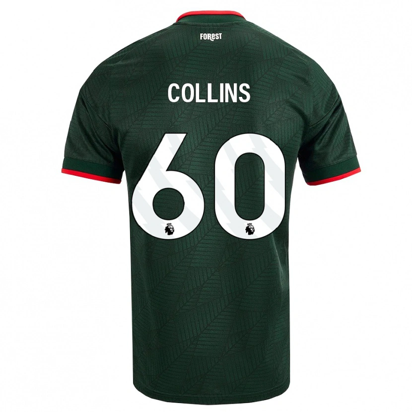 Danxen Women Sam Collins #60 Dark Green Red Away Jersey 2026/27 T-Shirt